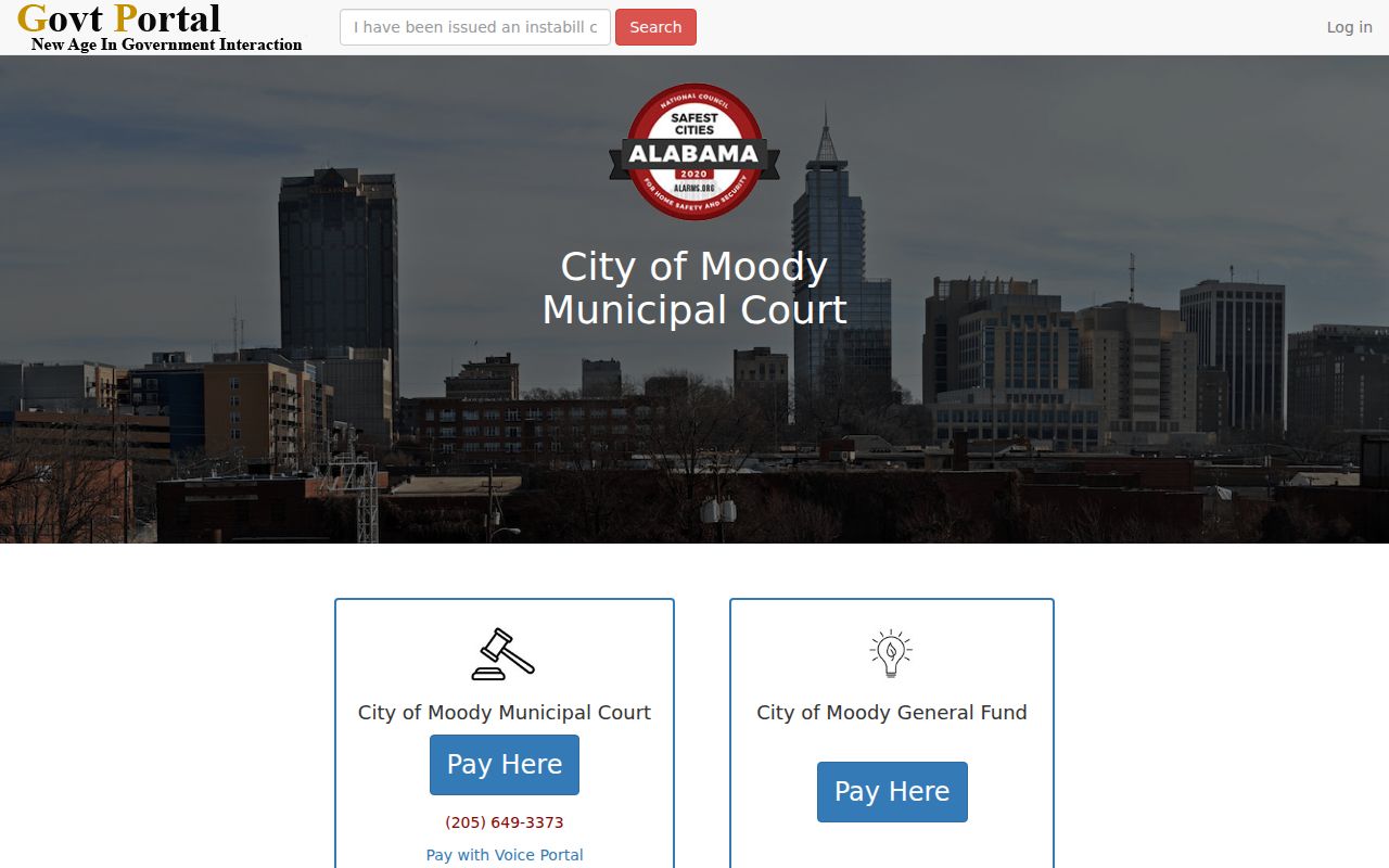 Moody warrant search online payment portal blank interface