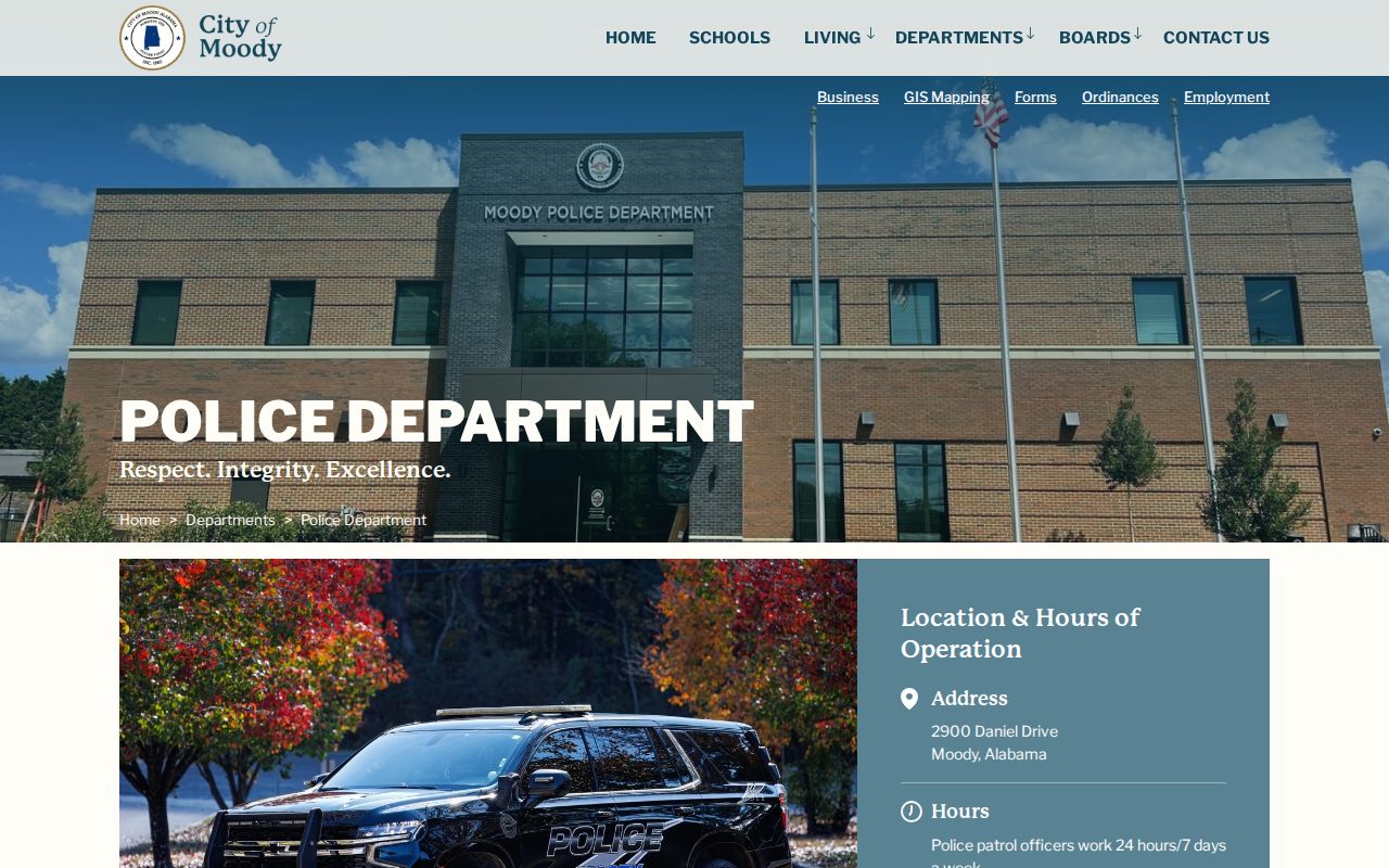 Moody warrant search police department public office information in St. Clair County