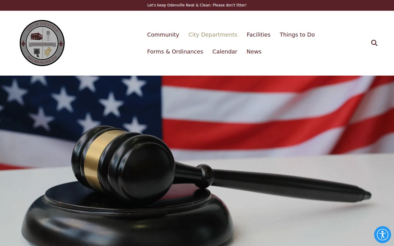 Odenville warrant records municipal court official information
